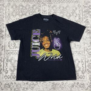 Juice WRLD 999 T Shirt Black Legends Never Die Graphic Short Sleeve Size Large